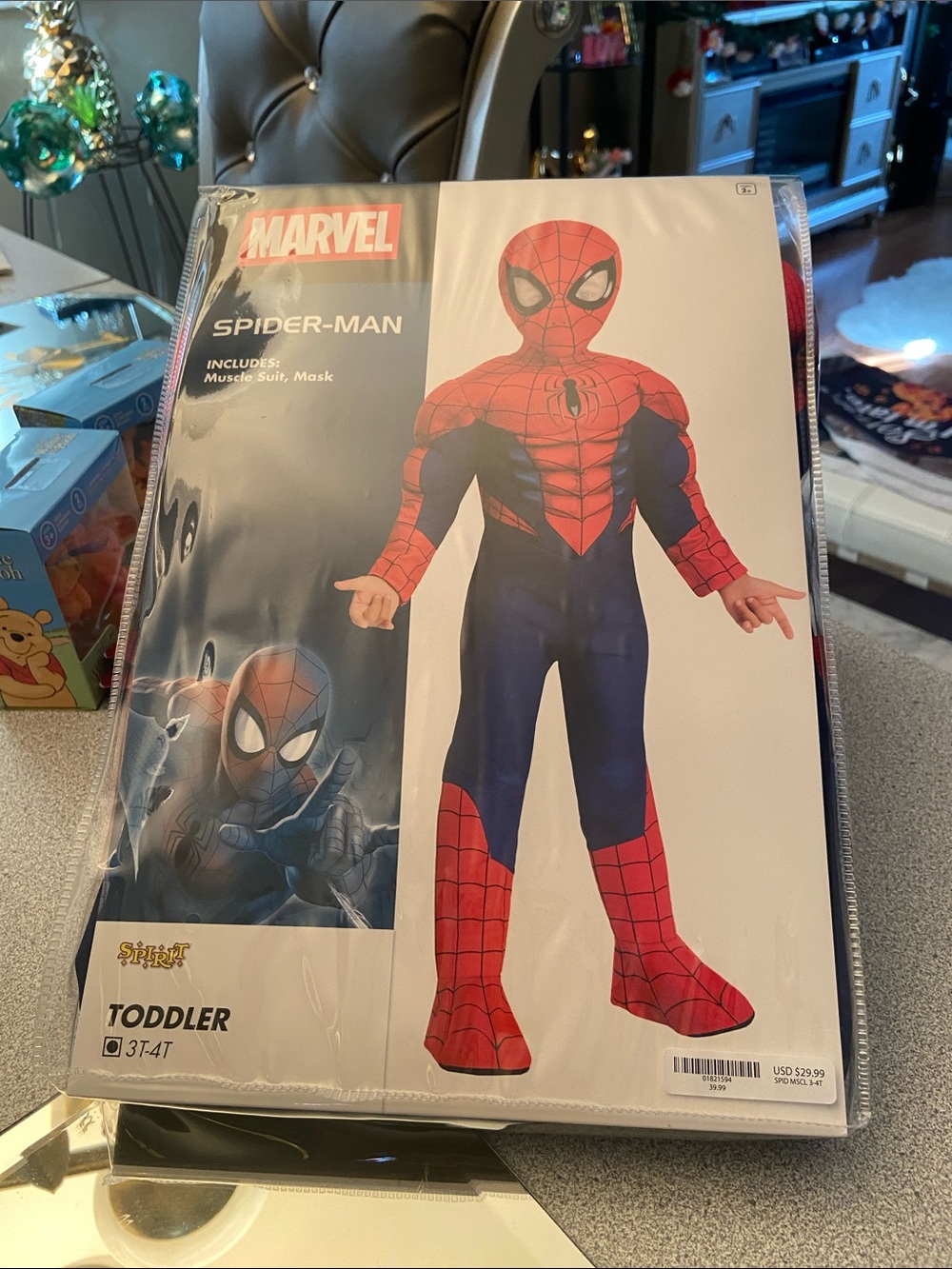 Marvel Spider-Man Toddler Costume - Red, Blue